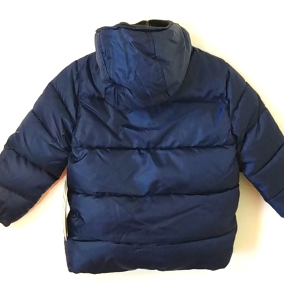 XTREME NAVY BLUE HOODED PUFFER COAT SIZE 5 NWT - Picture 6 of 7